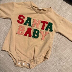 Santa Baby Onesie 6 months